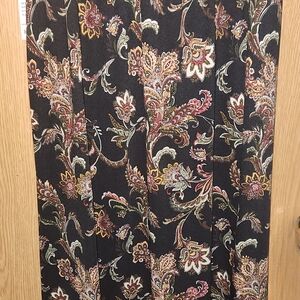 Apt. 9 Black Paisley Pencil Skirt